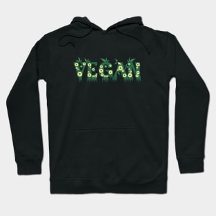 Vegan Letters with Plants Hoodie